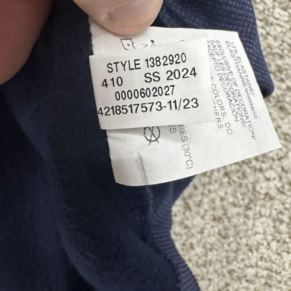 Under Armour Storm Sweater Men's Small‎ Blue 1/2 Zip Fleece Pullover Golf New